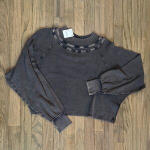 Free People Fun Times Boxy Turtleneck Top